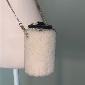 Perfect Micro Shearling Crossbody (100% Leather)
